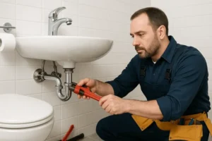 Plumber-Fixing-Bathroom-Sink-Drain_1